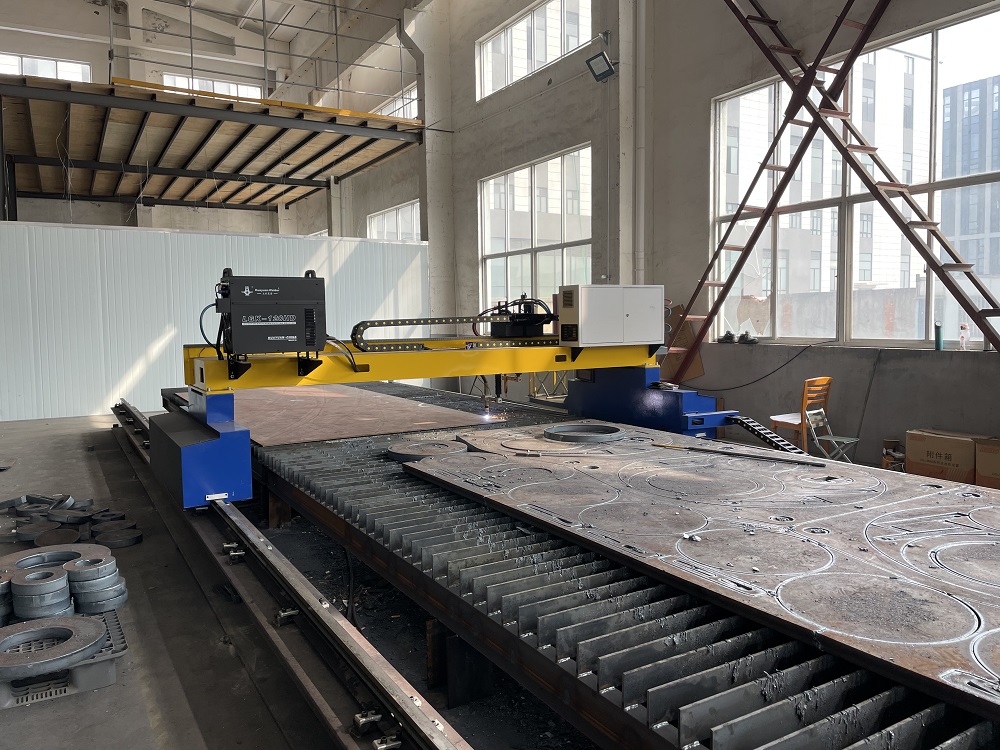 CNC bilateral plasma cutting machine tool RASK-4000HD